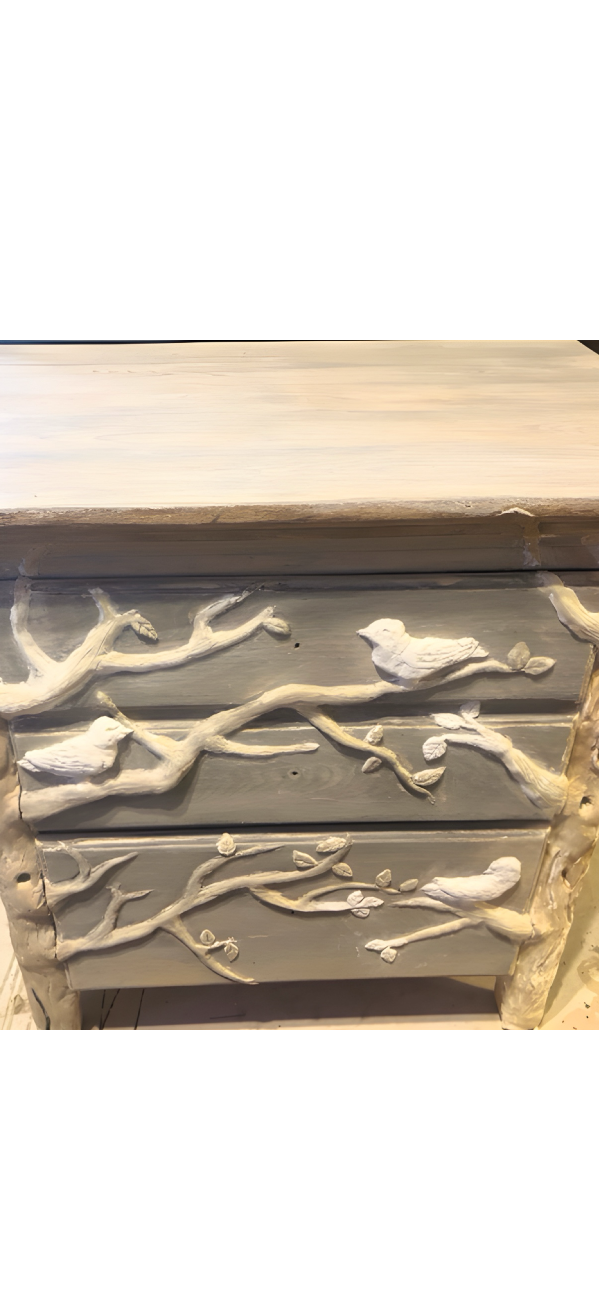 "The Willow & Wren Nightstand "– Anthropologie-Inspired Handcrafted Beauty”
Light wood tones and hand-painted details that bring nature softly indoors.